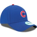 new-era-curved-brim-9forty-the-league-chicago-cubs-mlb-black-adjustable-cap