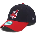 mutzen-gebogen-schwarz-verstellbares-band-9forty-the-league-der-cleveland-indians-mlb-von-new-era