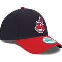 mutzen-gebogen-schwarz-verstellbares-band-9forty-the-league-der-cleveland-indians-mlb-von-new-era