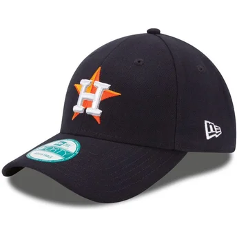 new-era-curved-brim-9forty-the-league-houston-astros-mlb-black-adjustable-cap