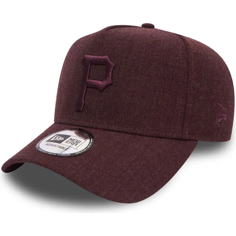 mutzen-gebogen-violett-verstellbares-band-granate-granate-9forty-seasonal-heather-a-frame-der-pittsburgh-pirates-mlb-von-new-era mutzen-gebogen-violett-verstellbares-band-granate-granate-9forty-seasonal-heather-a-frame-der-pittsburgh-pirates-mlb-von-new-era