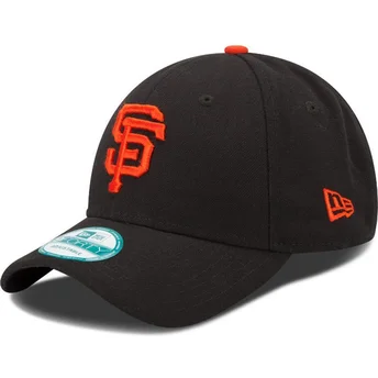 new-era-curved-brim-9forty-the-league-san-francisco-giants-mlb-black-adjustable-cap