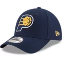 new-era-curved-brim-9forty-the-league-indiana-pacers-nba-adjustable-cap-verstellbar-blau
