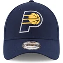 marineblaue-verstellbare-curved-cap-9forty-the-league-der-indiana-pacers-nba-von-new-era