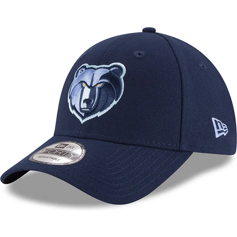 mutzen-gebogen-blau-verstellbares-band-bordado-9forty-the-league-der-memphis-grizzlies-nba-von-new-era