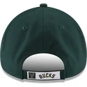 cappellino-con-visiera-curva-verde-regolabile-9forty-the-league-dei-milwaukee-bucks-nba-di-new-era