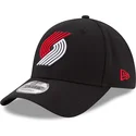 cappellino-curvo-nero-regolabile-9forty-the-league-dei-portland-trail-blazers-nba-di-new-era