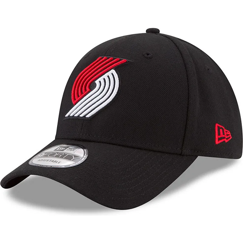 svart-bojd-justerbar-keps-9forty-the-league-fran-portland-trail-blazers-nba-av-new-era