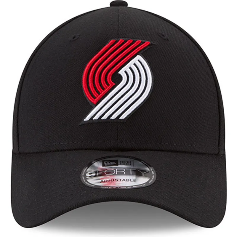 cappellino-curvo-nero-regolabile-9forty-the-league-dei-portland-trail-blazers-nba-di-new-era