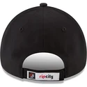 new-era-curved-brim-9forty-the-league-portland-trail-blazers-nba-black-adjustable-cap