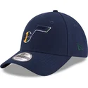 mutzen-gebogen-marineblau-verstellbares-band-9forty-the-league-der-utah-jazz-nba-von-new-era