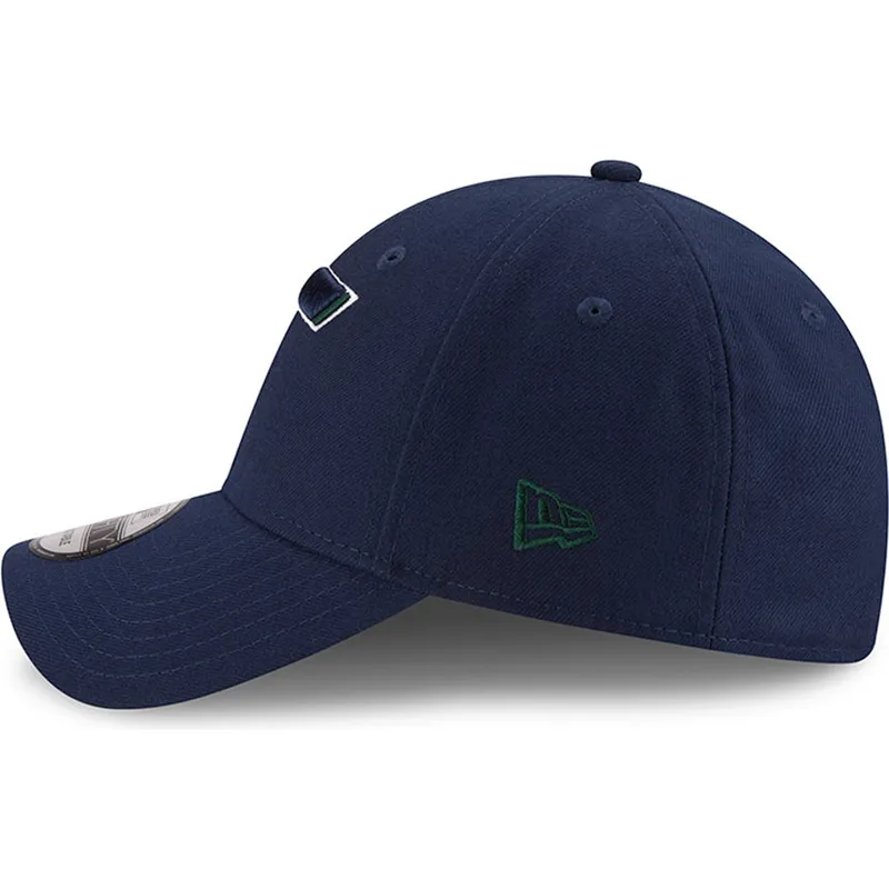 mutzen-gebogen-marineblau-verstellbares-band-9forty-the-league-der-utah-jazz-nba-von-new-era