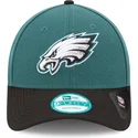 new-era-curved-brim-9forty-the-league-philadelphia-eagles-nfl-green-and-black-adjustable-cap