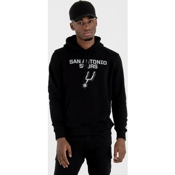 New Era Pullover Hoodie Kapuzenpullover San Antonio Spurs NBA Sweatshirt schwarz