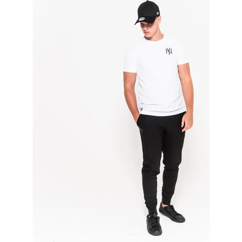 t-shirt-kurzarm-weiss-stealth-der-new-york-yankees-mlb-von-new-era