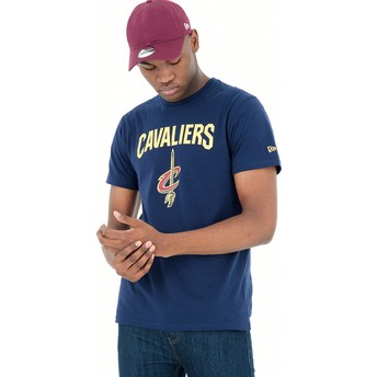 T-shirt à manche courte bleu Cleveland Cavaliers NBA New Era