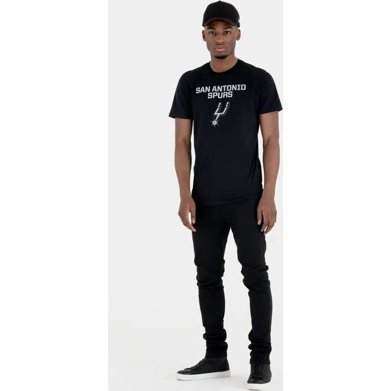 t-shirt-kurzarm-schwarz-der-san-antonio-spurs-nba-von-new-era