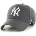 casquette-courbee-grise-fonce-new-york-yankees-mlb-mvp-47-brand