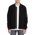 volcom-black-field-polar-zip-through-sweatshirt-schwarz