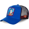 capslab-dc-comics-superman-klassisch-dc2-blaue-trucker-kappe