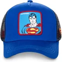 capslab-dc-comics-superman-klassisch-dc2-blaue-trucker-kappe
