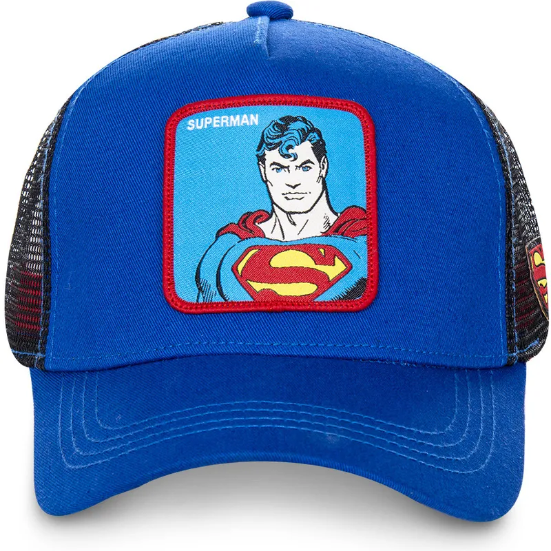 mutzen-gebogen-blau-snapback-superman-dc-comics-von-capslab mutzen-gebogen-blau-snapback-superman-dc-comics-von-capslab