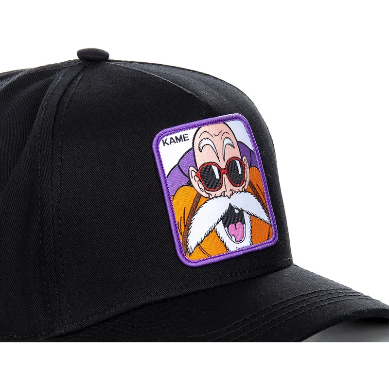 mutzen-gebogen-schwarz-snapback-master-roshi-dragon-ball-von-capslab