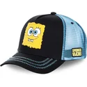 capslab-bob-esponja-spoblk-schwarze-und-blaue-trucker-kappe