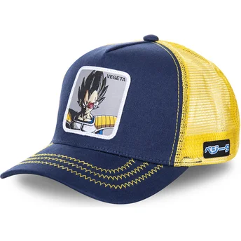 casquette-trucker-bleue-marine-et-jaune-vegeta-veg-dragon-ball-capslab