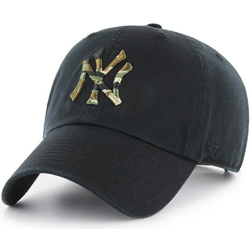 mutzen-gebogen-schwarz-verstellbares-band-camuflaje-der-new-york-yankees-mlb-von-47-brand