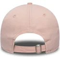 verstellbare-rosa-kappe-mit-gebogenem-schirm-9twenty-essential-packable-der-los-angeles-dodgers-mlb-von-new-era