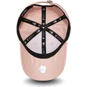 mutzen-gebogen-rosa-verstellbares-band-9twenty-essential-packable-der-los-angeles-dodgers-mlb-von-new-era