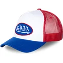 casquette-trucker-blanche-rouge-et-bleue-truck16-von-dutch