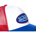 casquette-trucker-blanche-rouge-et-bleue-truck16-von-dutch