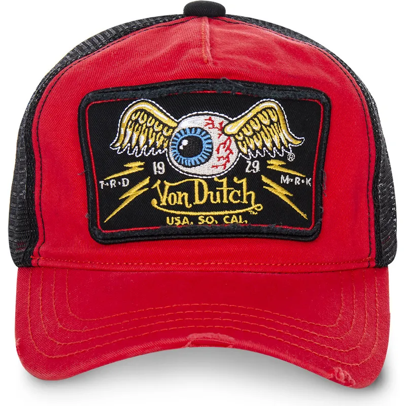 mutzen-gebogen-rot-snapback-von-von-dutch mutzen-gebogen-rot-snapback-von-von-dutch