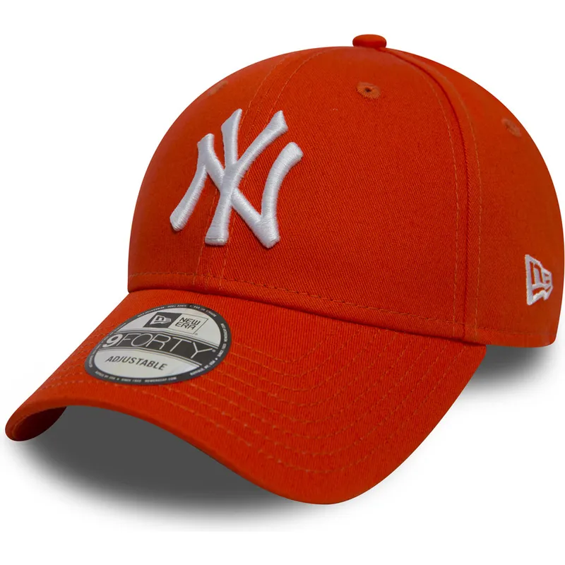mutzen-gebogen-orange-verstellbares-band-9forty-essential-der-new-york-yankees-mlb-von-new-era mutzen-gebogen-orange-verstellbares-band-9forty-essential-der-new-york-yankees-mlb-von-new-era