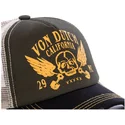 von-dutch-crew5-brown-and-black-trucker-hat