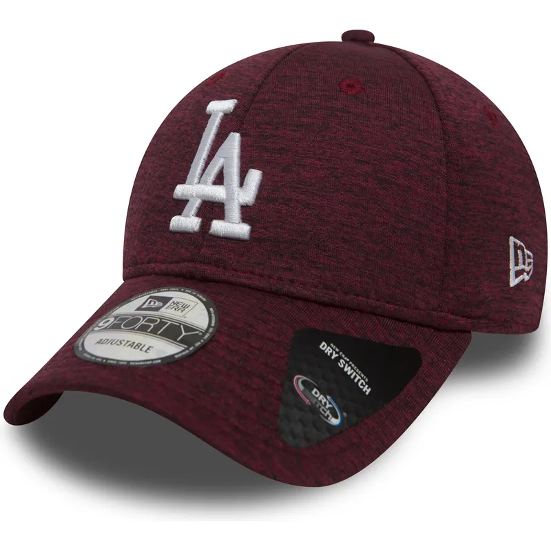 mutzen-gebogen-rot-verstellbares-band-granate-9forty-dry-switch-der-los-angeles-dodgers-mlb-von-new-era mutzen-gebogen-rot-verstellbares-band-granate-9forty-dry-switch-der-los-angeles-dodgers-mlb-von-new-era