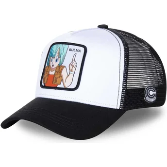 trucker-cap-weiss-und-schwarz-bulma-bul3-dragon-ball-von-capslab