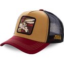 capslab-wile-e-coyote-coy2-looney-tunes-trucker-cap-braun