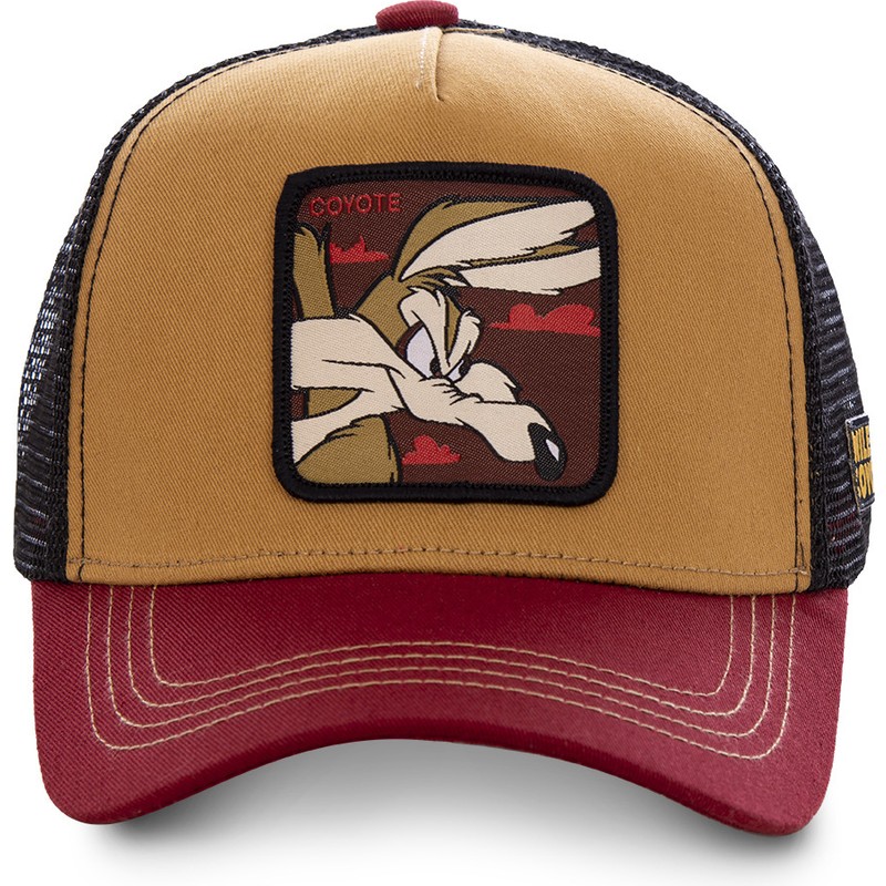 capslab-wile-e-coyote-coy2-looney-tunes-trucker-cap-braun