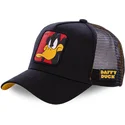 capslab-daffy-duck-daf1-looney-tunes-black-trucker-hat