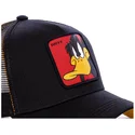 capslab-daffy-duck-daf1-looney-tunes-black-trucker-hat