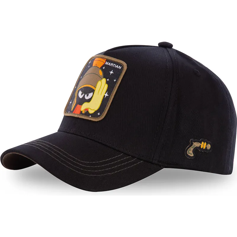 mutzen-gebogen-schwarz-snapback-marvin-der-marsianer-looney-tunes-von-capslab mutzen-gebogen-schwarz-snapback-marvin-der-marsianer-looney-tunes-von-capslab