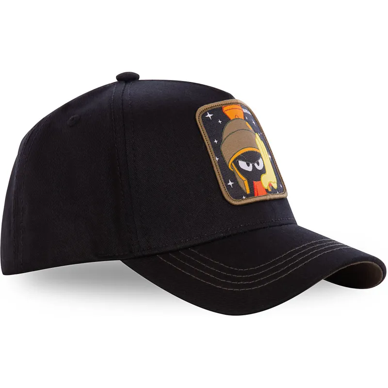 mutzen-gebogen-schwarz-snapback-marvin-der-marsianer-looney-tunes-von-capslab mutzen-gebogen-schwarz-snapback-marvin-der-marsianer-looney-tunes-von-capslab