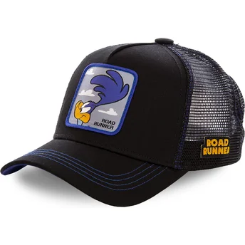 capslab-road-runner-roa1-looney-tunes-black-trucker-hat