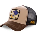 capslab-road-runner-roa2-looney-tunes-brown-trucker-hat