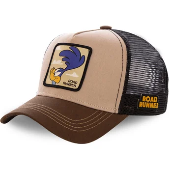 Gorra trucker marrón Correcaminos ROA2 Looney Tunes de Capslab