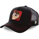 capslab-tasmanian-devil-taz1-looney-tunes-black-trucker-hat