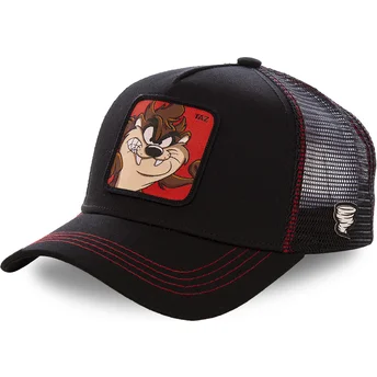 capslab-tasmanian-devil-taz1-looney-tunes-black-trucker-hat